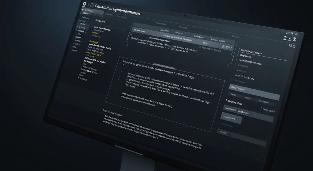 A Generative Engine Optimization return screen
